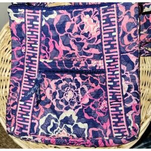 Vera Bradley Purse Katalina Pink Hipster Crossbody Shoulder Bag Tote